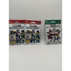 (3) Packs Lot  Kre-o Transformers Micro Changers Kreo Figure or‎ vehicle 2 in 1